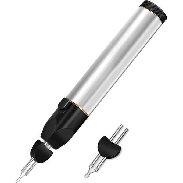 Trådbrännarkit med 1 spets One-Touch Thread Zapper-verktyg för efterbehandling av pärlvävning, sömnad, läderarbete SilverBlack
