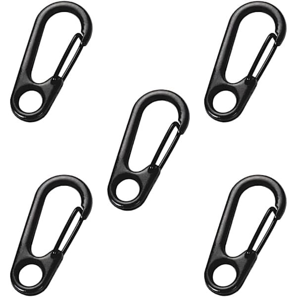 5 st Mini Karbinhake, Fjäderkarbinhake Nyckelring