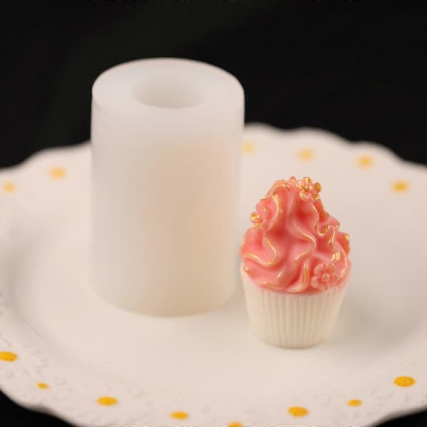 Cupcake-form silikonform prosjekter som lager tilbehør Husholdningsmoussekake
