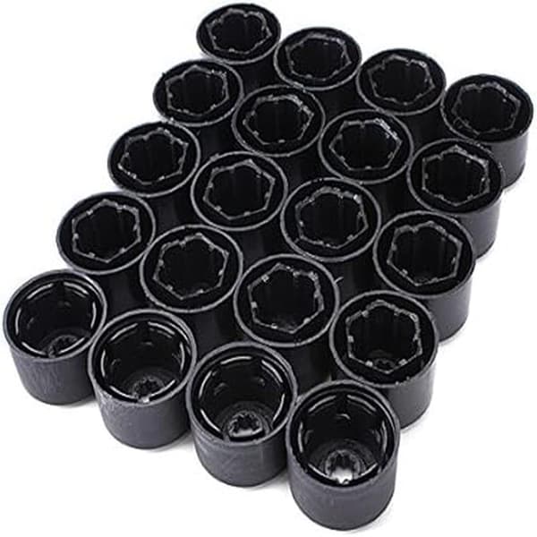 20 hjulmutterboltdeksel 17 mm kompatibel med VW Golf Mk4 Passat Audi Beetle
