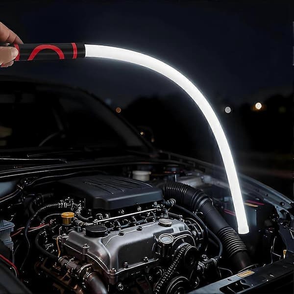 2-pack Flexible LED Light Strip, Bendable Rechargeable Work Light with High Lumen, 3 Brightness Modes, Hands-Free for Car Workshop