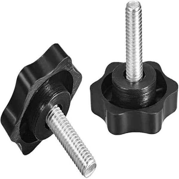 Clamping Handle Screw Knobs Handle Star Knob M6 x 20mm Male Thread 3pcs M6*20 *3