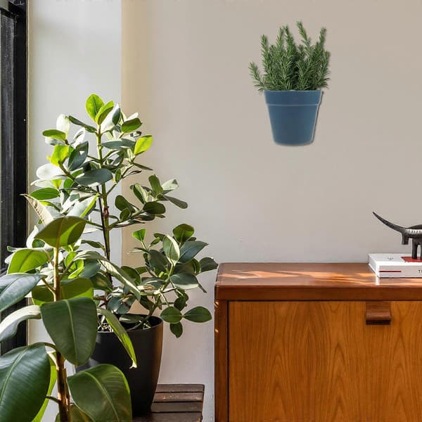 Væghængende blomsterpotte halvcirkeldesign til opbevaring 3 stk. sæt