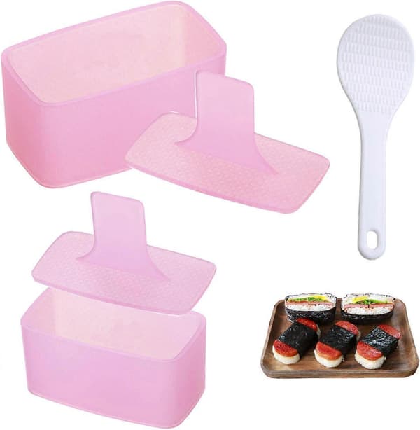 Sushi Maker Press, 2-pack risbollsform rektangel tusen lager sushiform