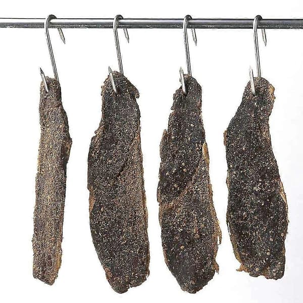 Grill Hanger Rust BBQ Tool Meat Hooks Butcher Stainless Steel Kitchen 10pcs