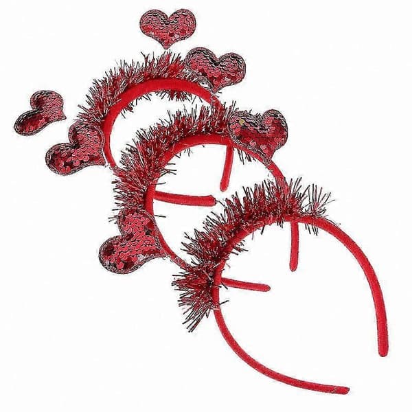 Valentinsdag festhårbånd med hjerter