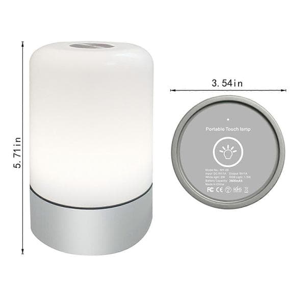 Børnehave Natlampe Genopladelig LED Touch Lampe til Børneværelse