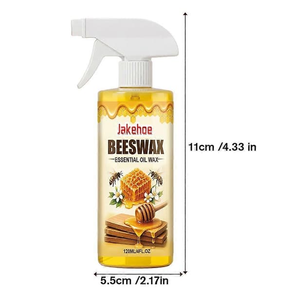 Bivoks træmøbelpoleringsspray til næring og beskyttelse 2pcs