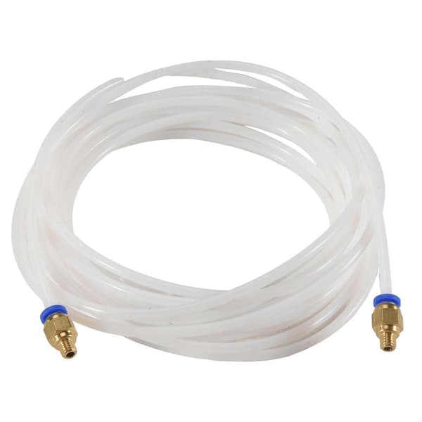 5 meter PTFE PTFE Bowden-rør med 2 stk. PC4-M6 fittings til 1,75 mm filament Creality 3D-printer Bowden Hotend Vit