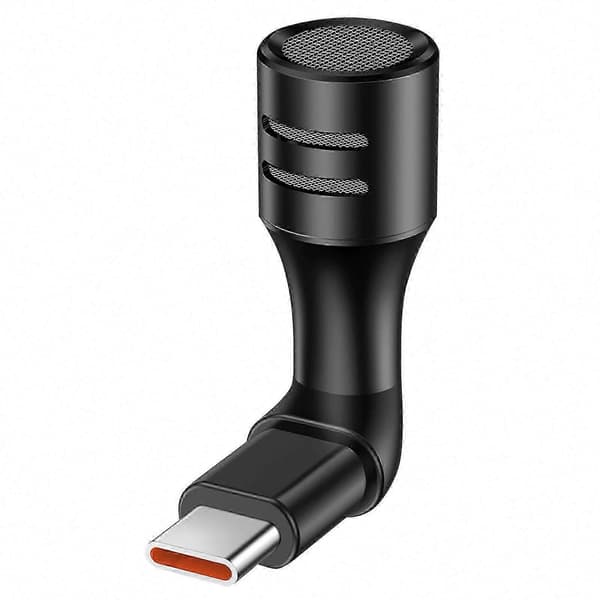 Laadukas Micro USB-C melunvaimennus monisuuntainen ääni erittäin kompakti musta