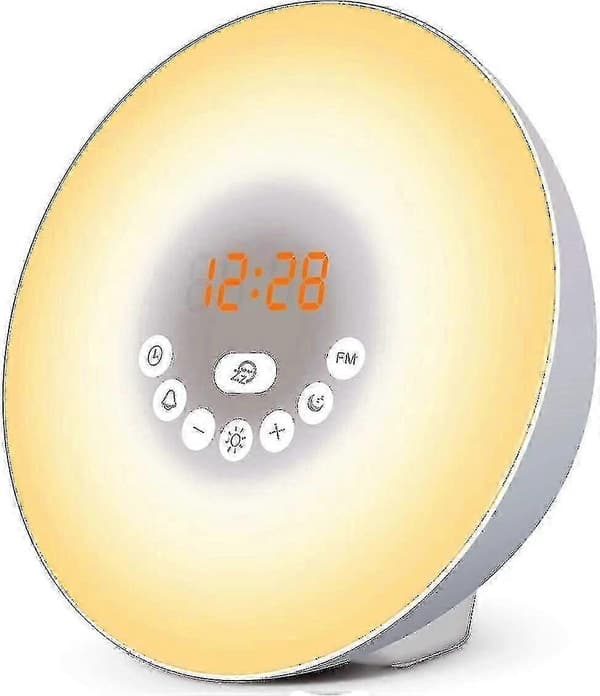 Dawn Simulator For A Gentle Wake-up Call - With Dark Night Mode Display Off