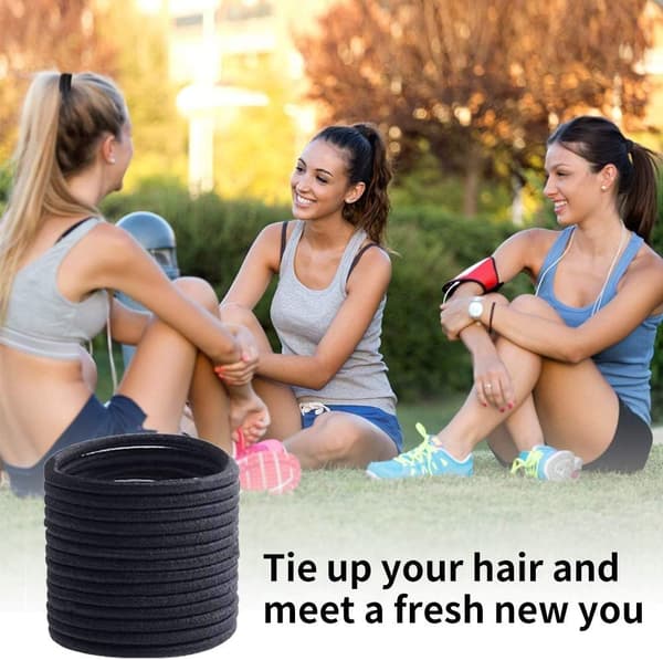 60 stykker Scrunchies Fløjl - Scrunchies - Hårelastik - Elastikbånd - Elastisk - Kvinder - Damer - 60 stykker Basis Sæt