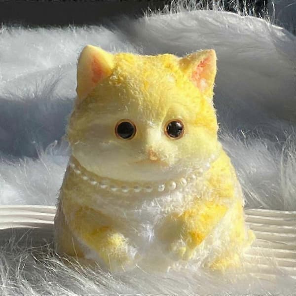 Chubby Cat Squishies Leker, Store Katte Squishies Squishy Leker B