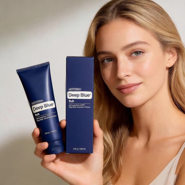 Deep Blue Rub, Eterisk oljeblanding, kroppskrem 120ml