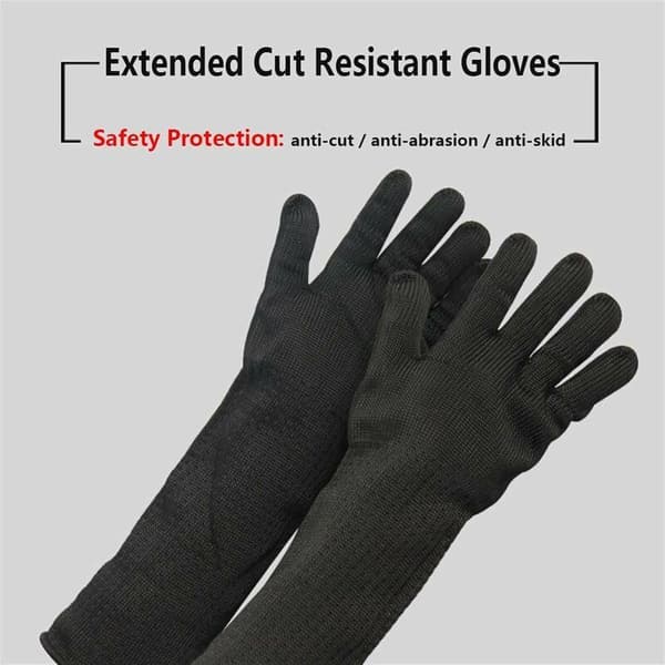 Bite Resistant Work Gloves (Size/35-40CM), Bite Resistant Animal Handling Gloves for Welding, Durable Protective Gloves