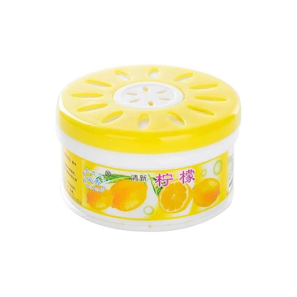 Solid Gel Lugtfjerner Spildsikker Månedlang Friskhed Til Små Rum lemon 1pcs