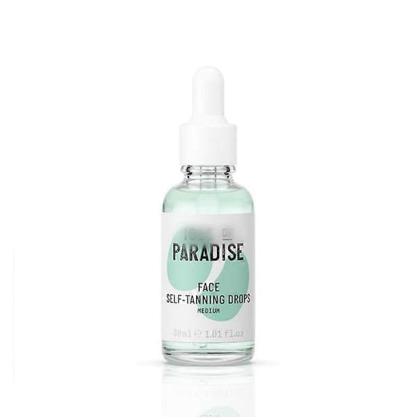 Paradise Medium Ansigts Selvbruner Dråber, Daglig Hudglød Ansigtspleje Væske 30ml