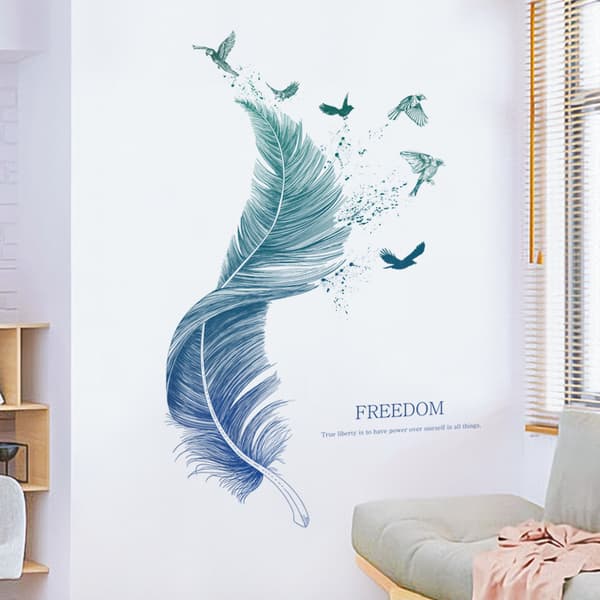Wall Decals, Feather Decals, Wall Decals Diy Art Deco