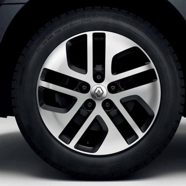 4-pack - Renault Navkapslar / Hjulnavemblem - B 57mm - Silver