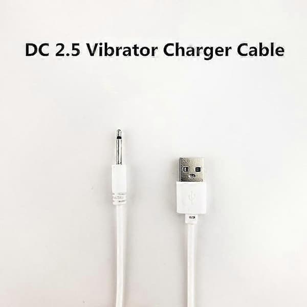 DC 2,5 mm USB-ladekabel for oppladbare enheter