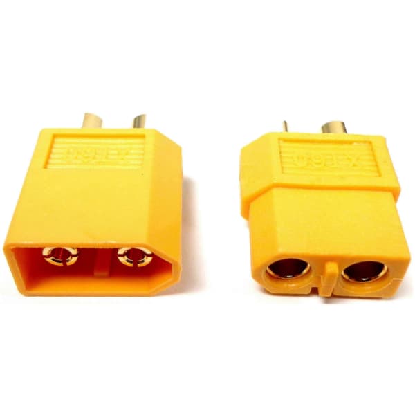 Liitinparit - 5 parin pakkaus yellow