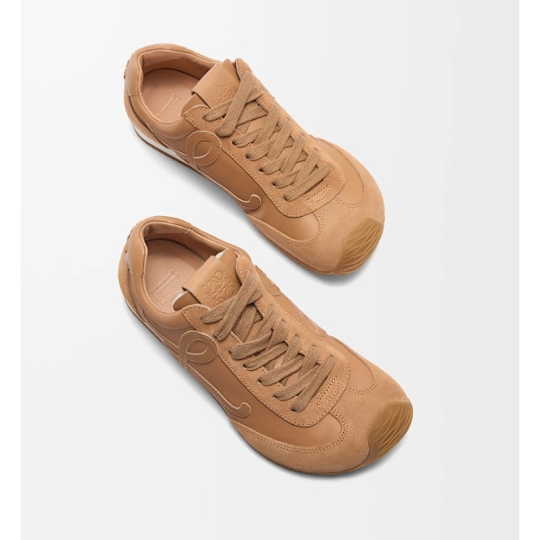 Ballet Runner 2.0 Kanel Nylon och koläder Original sneakers för män och kvinnor 44