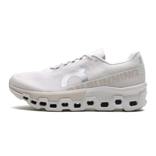 On Running Cloudmonster 2 "Sand | Frost" Original sneakers för män och kvinnor 38