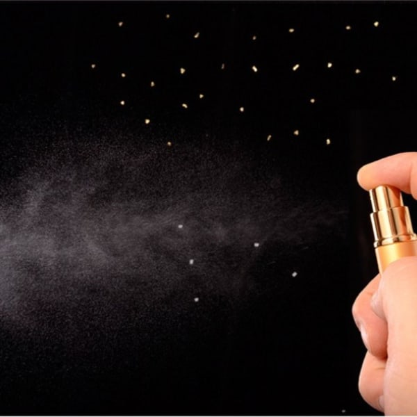 2st påfyllningsbar parfym Atomiser Mini parfymflaska GULD qd bäst gold