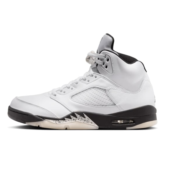 Air Jordan 5"White/Black" Original sneakers för män och kvinnor 41