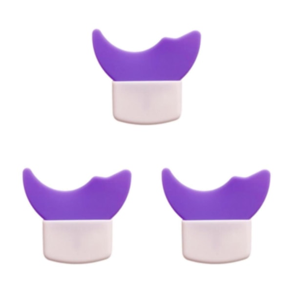 2/3/5 Multifunktion Eyeliner Stencils Silikon Mall Lazy Purple 5.7 x 5cm qd bäst Purple 5.7 x 5cm 3Set