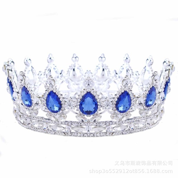 Prinsesskronor och diadem för små flickor - Crystal Princess Crown, födelsedag, bal, kostymfest, Queen Rhinestone Crowns qd bäst