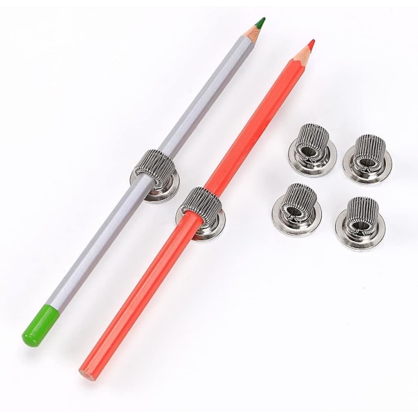 6st pennhållare i rostfritt stål - självhäftande pennhållare pennklämmor qd bäst