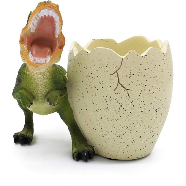 Dinosaur Egg Pennhållare T-Rex Skrivbord Tillbehör Organizer qd bäst