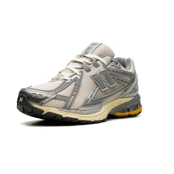 NEW BALANCES 1906R METALLIC SILVER YELLOW Original sneakers för män och kvinnor 41