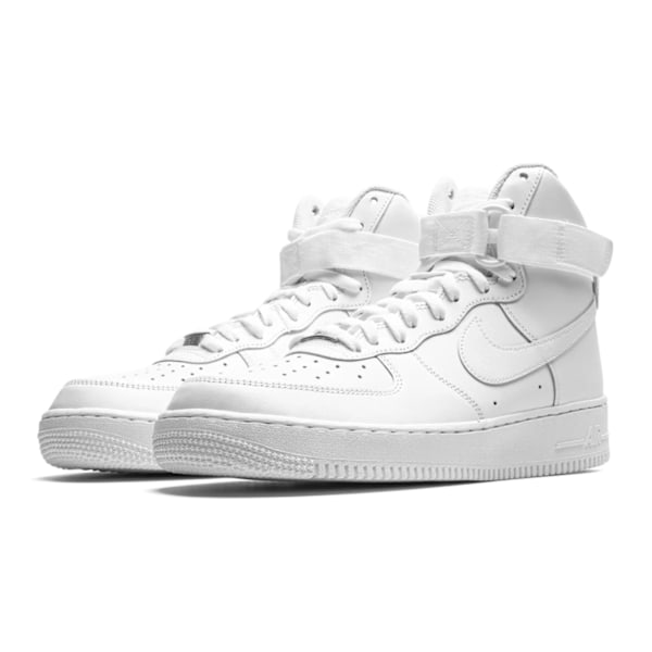 Air Force 1 High '07"Triple White" Original sneakers för män och kvinnor 45