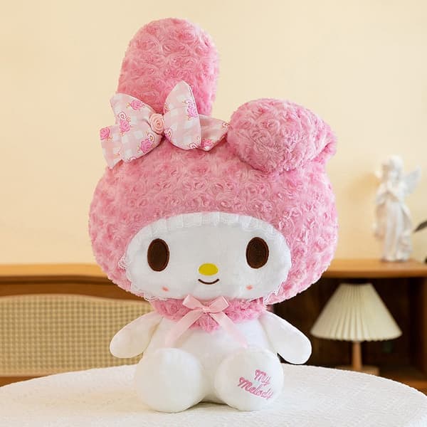 Söt rosa Hello Kitty plyschkudde 40 cm