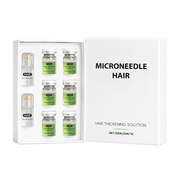 Microneedle hårväxtsystem, avancerad ginseng hårväxtterapi (2-pack)