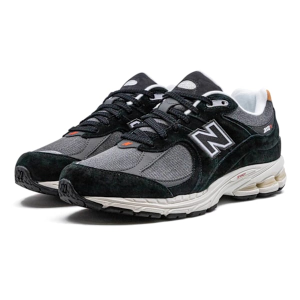 NEW BALANCES 2002R Black Denim Original sneakers för män och kvinnor 41