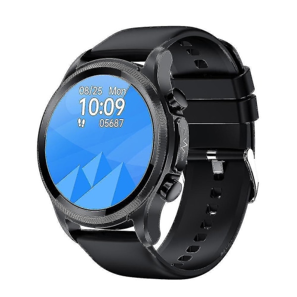 2023 Blood Glucose Smart Watch Ecg+ppg Monitoring Blodtryck Kroppstemperatur Smartwatch Herr Ip68 Vattentät Fitness Tracker -Smart Watches qdbäst Black