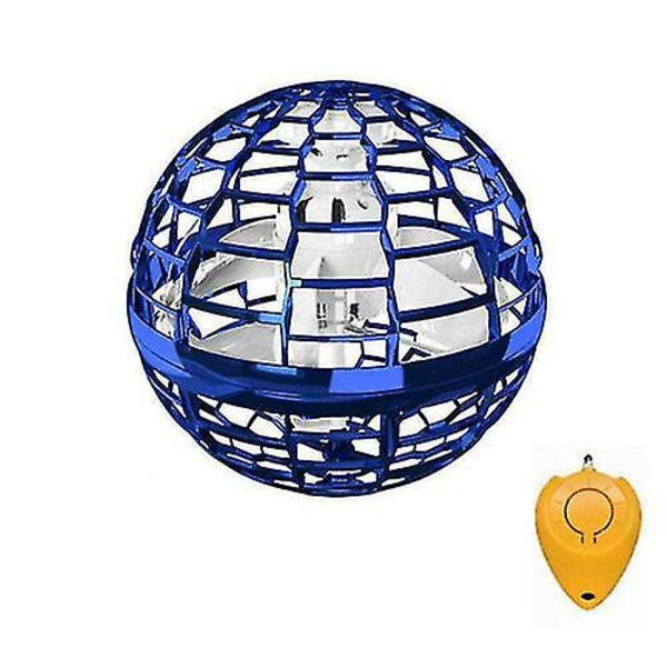 Flying Ball Boomerang Spinner Toys Mini Drone Ufo Kids Boy Girl Gifts_i qd bäst Blue and Remote control