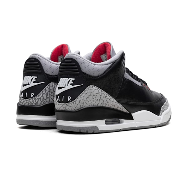 AIR JORDAN 3"BLACK CEMENT Original sneakers för män och kvinnor 44