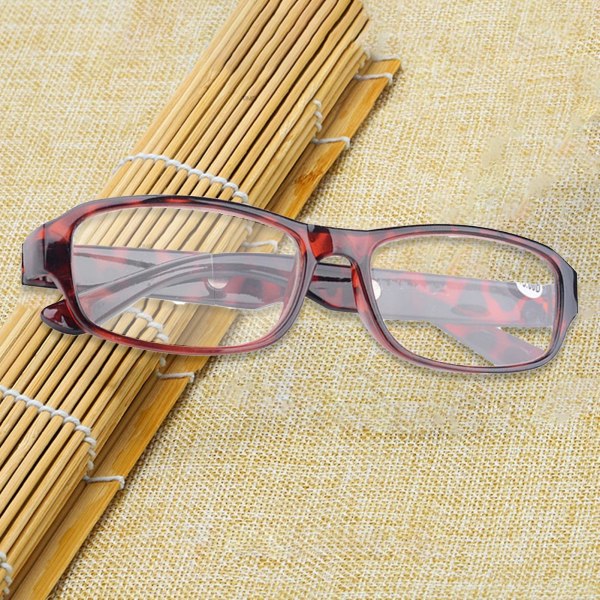 Läsglasögon +4,5 +5,0 +5,5 +6,0 grader Optisk lins Glasögon Glasögon qd bäst Red 6