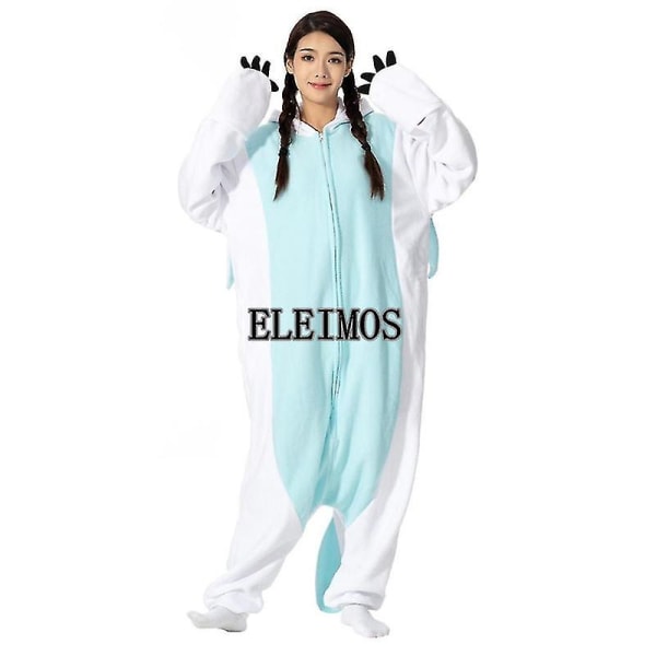 Tecknad Tandlös Onesie Pyjamas Vuxna Kvinnor Män Djur Pyjamas Hem Kläder Halloween Cosplay Fest Kostymer qd bäst As shown picture 2 L Fit 168-178cm