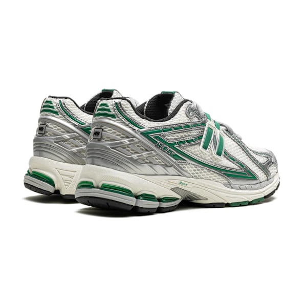 NEW BALANCES 1906R WHITE SILVER GREEN Original sneakers för män och kvinnor 37