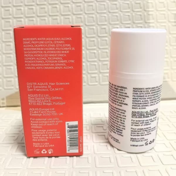 K18 Molekylær Reparerende Hårmaske Hårbehandling 50ml