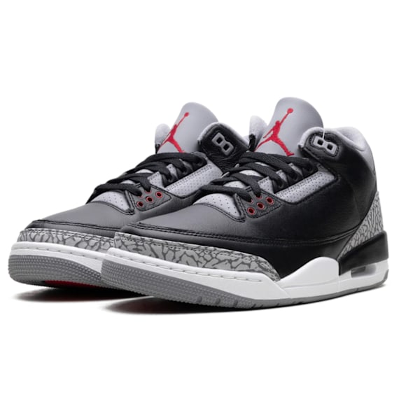 Air Jordan 3"Black Cement" Original sneakers för män och kvinnor 45