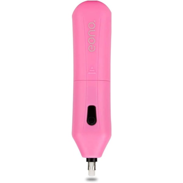 1 st elektrisk suddgummi, bärbar elektrisk gummipenna med 10 suddgummipåfyllningar (rosa) qd bäst