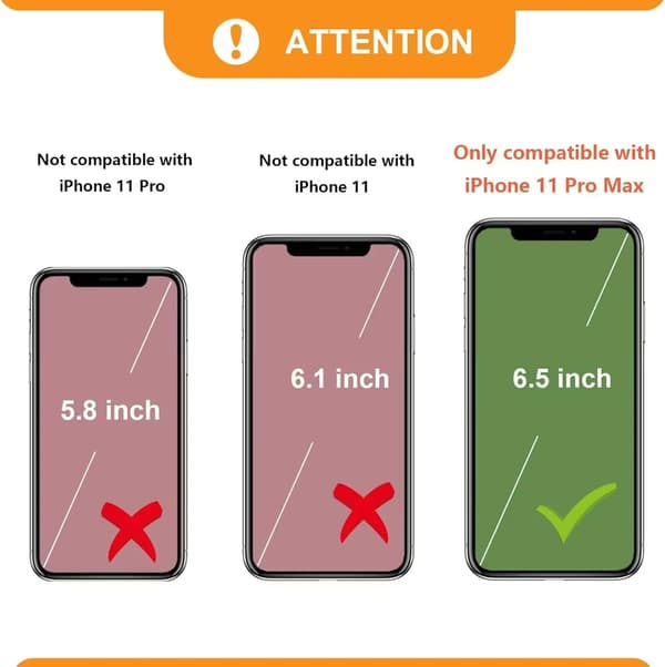 Magnetiskt Plånboksfodral iPhone 11 Pro Max – med Kortplatser & RFID-skydd