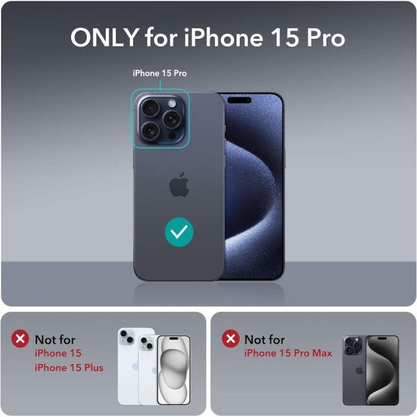 Premium iPhone 15 Pro Magsafe Skal