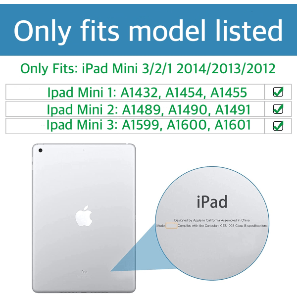Härdat Glas Skärmskydd iPad Mini 3/2/1 2014/2013/2012